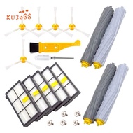 HEPA Filters Main Side Brushes for iRobot Roomba 800 900 Series 805 864 871 891 960 961 964 980 Vacuum Cleaner Replacement