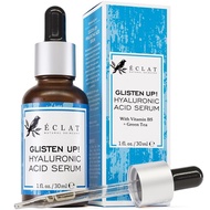 Eclat Skincare Hyaluronic Acid Serum for Face – 2.5% Hyaluronic Acid + 3% B5, Vitamin C & E - Hydrat