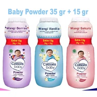 UNGU Cussons BABY POWDER 35+15gr BABY POWDER MILD GENTLE SOFT SMOOTH FRESH NOURISH Blue PINK Purple BABY CUSSON ORGANIC OLIVE OIL NATURAL CHARMOMILE PURE WATER Health 35gram GR LOTION Mother Child Skin Care 15gr POWDER Sow