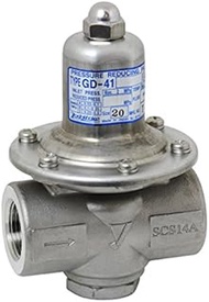 Yoshitake Pressure Reducing Valve for Cold and Hot Water, Screw Connection, Connection Diameter 25A,