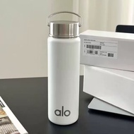 Alo Yoga Ins Style Stainless Steel Water Bottle Leak Proof Vacuum Insulated Cup Portable Sports Trav