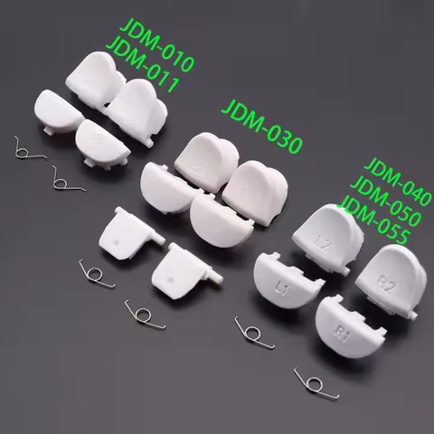 TingDong L1 R1+L2 R2 Trigger Gamepad Button + springs Replacement parts for For Sony PS4 JDM 001 011