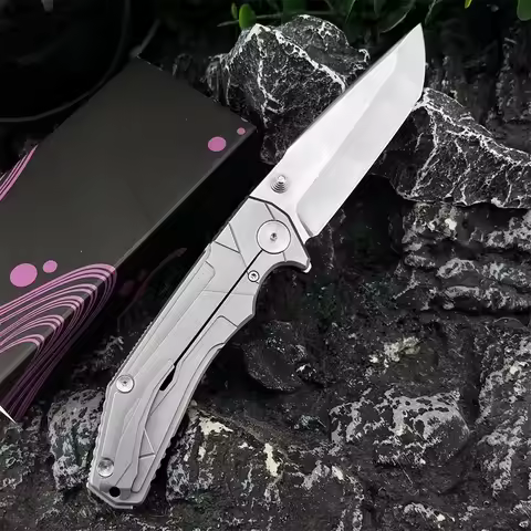 Top Quality Slim Pocket Folding Knife ZDP189 Steel Blade Outdoor Survival Self-defense Camping Hinki