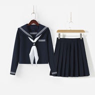 Japanese JK Sailor Uniform - Cyan Color - Preppy Style for Females