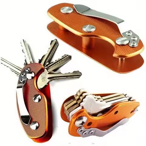 Smart Key Holder Portable Pouch Bag Case Wallet Holder Chain Car Key Wallet Housekeeper EDC Pocket K