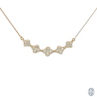 18K玫瑰金 天然鑽石造型墜鍊 18K Gold Diamond Necklace