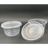 EC 16oz PP Round Container [ 50pcs± ] 16 oz ( 450ml ) - Disposable Plastic Food Box - EC C16