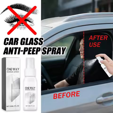 Anti Peeping Glass Cleaning Spray Isolate Glass From Light Dedicated for Privacy Protection in Cars