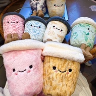 Overlord Cha Ji Chagee Good Friend Plush Doll Plush Milk Tea Cup Keychain Bag Pendant Decoration