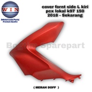sayap tebeng legshiel luar body depan samping kanan kiri R L  pcx 150 new lokal k97 merah doff