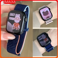Nylon Loop Strap for Apple Watch Strap Ultra 2 49mm SE2 IWatch Series 10 9 8 7 6 5 4 3 2 1 45mm 41mm