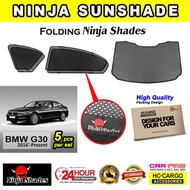 BMW G30 2016 - Present (5pcs)Magnetic Ninja Shades Sunshade Ninja Sun Shade