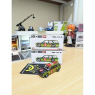 Mini GT Kaido House 164 Datsun 510 Wagon Kaido OG Flo Yellow