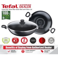 Tefal/ASD Cookware Wok 36cm/40cm With Glass Lid / S/Steel Lid