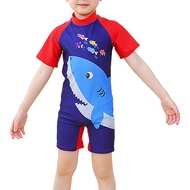 Kingstarเด็กB Atman S Pidermanชุดว่ายน้ำเสื้อแขนสั้นลายการ์ตูนหนึ่งชิ้นชุดว่ายน้ำ2-11Yrs