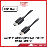 A03 DP14D/MM3M DISPLAY PORT 8K CABLE (3METER)