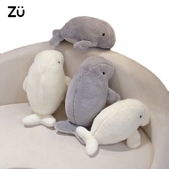 40/ 50cm Kawaii Manatee Plushies Sea Cow Plush Toys Lifelike Stuffed Ocean Animals Dugong Soft Dolls