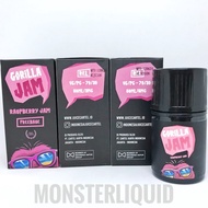 Gorilla Jam Raspberry By Indonesia Juice Cartel 3Mg 6Mg 60Ml Liquid