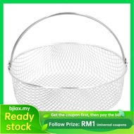 Bjiax Fry Basket  Handle Stainless Steel Mesh for Kitchen