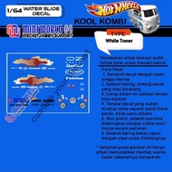 KK020 Decal Hotwheels White Toner Kool Kombi Slapjack FF