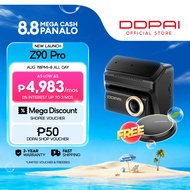 DDPAI Z90 Pro Dual 4K+2K+3K Sony Starvis 2 Series Triple HRD Dash Cam with 4G Connectivity GPS