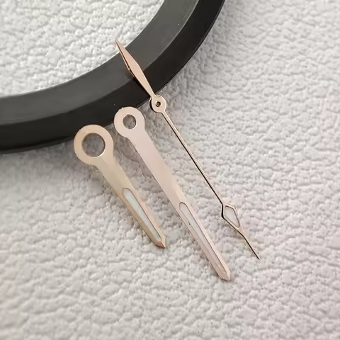 NH36 NH35 Hands Watch Rose Gold Accessories Sword shaped Green Luminous Hands A142 For NH34 NH35 NH3