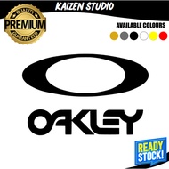 KAIZEN STUDIO Oakley Branded Car Helmet Motor Bike Lorry Vinyl Cutting Sticker
