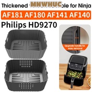 MNWHUC Air Fryer Tray, Silicone Non-Stick Baking Tray, High Quality Washable Perforated Reusable Bas