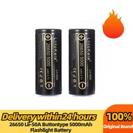 [24Hours Ship]100% Original LiitoKala Lii-50A 26650 5000mAh Battery 3.7V Li-ion Rechargeable Battery