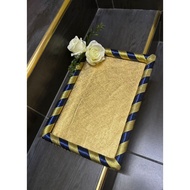 Engagement tray, decorated tray gift plate