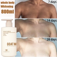 Whitening Shower Gel Goat Milk Shower Gel Whitening Body Wash 800ml Long-lasting fragrance whitening and moisturizing shower gel