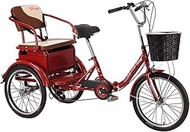 3 wheel bikes 6 Speed Adult Tricycle Three Wheel Bike 20inch Tricycle Foldable Tricycle Trike Bike Bicycle for Seniors Women Men Trikes Recreation Shopping Picnic