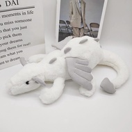 Snow Dragon Baby Doll Children's Soothing Toy White Dragon Doll Flying Dragon Soft Pillow Plush Birt