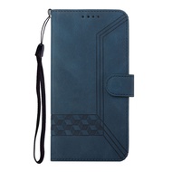 Flip Lattice Phone Case for Huawei Enjoy 70 Mate 60 20 10 Y9 Y7 Y6 Y5P Y5 Nova 3i 3 2i P Smart Lite 