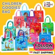 YH124Kids Goodie Gift Bag for Birthday Parties Non-Woven Bags (Dino / Mermaid / Animal / Baby Shark)