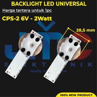 Backlight Led Tv Universal 3V 6V Kancing Cekung Cembung Bijian 3Volt 6Volt