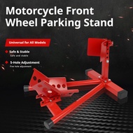 Motorcycle Stand Paddock Front Wheel Chock Transport Universal Black Parking Superbike Z800 R25 Vers