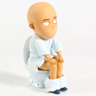 Anime 15cm Model koleksi Mainan boneka Miniatur mobil Saitama