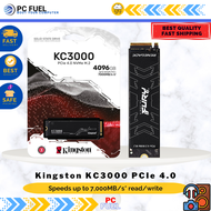 SSD NVMe Kingston KC3000 PCIe 4.0 NVMe M.2 SSD NVMe M.2 SSD (512GB / 1024GB / 2048GB / 4096GB) Fast Windows boot up