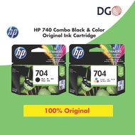 ORIGINAL HP 704 Black Ink Cartridge (CN692AA) + HP 704 Color Ink Cartridge (CN693AA) ,For 2060-K110a