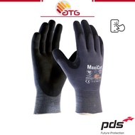 ATG MaxiCut Ultra 44-3745 Cut Resistant Work Gloves Nitrile MicroFoam Grip Safety Gloves