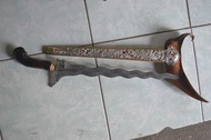 Keris sengkelat pamor ngulit semangka tangguh madura 812mei0051