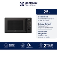 Electrolux EMG25D22BM 25L Microwave Oven | CombiGrill | Defrost | Digital Control | 2 Years Warranty