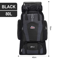 80L Hiking Backpack Waterproof Travel Bag Large Capacity Camping Bag