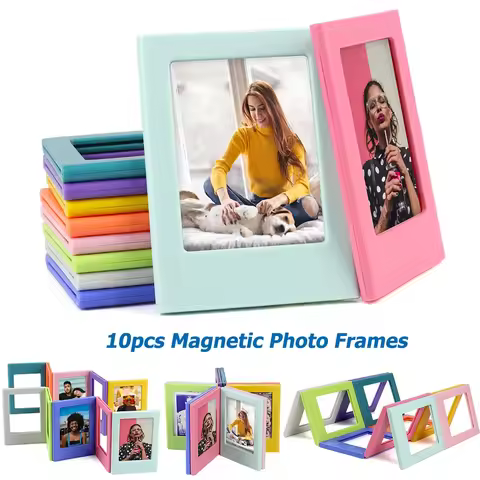 10PCS, Magnetic Frame of Different Color for Fujifilm Instax Mini 12 11 7S 25 40 70 90 Evo Liplay Li