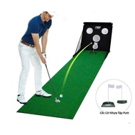 Premium 3in1 Putting and Chipping Golf Mat, Home Swing Chip Putt Practice Mat for Golfers