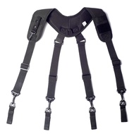 Duty Belt Harness Suspenders Practical Tactical-Suspenders with Keychain Belt X Type Adjustable Equipage for Duty Belt