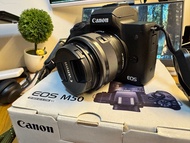 Canon M50 with M15-45 Kit ( 原裝鏡頭及電池 )