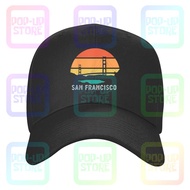 Vintage Golden Gate Bridge, San Francisco City, Usa Caps Baseball Cap