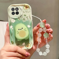 Silicone Soft Case Cartoon Coating Case Hand Strap Mobile Phone Graffiti Case Anti-drop Protective C